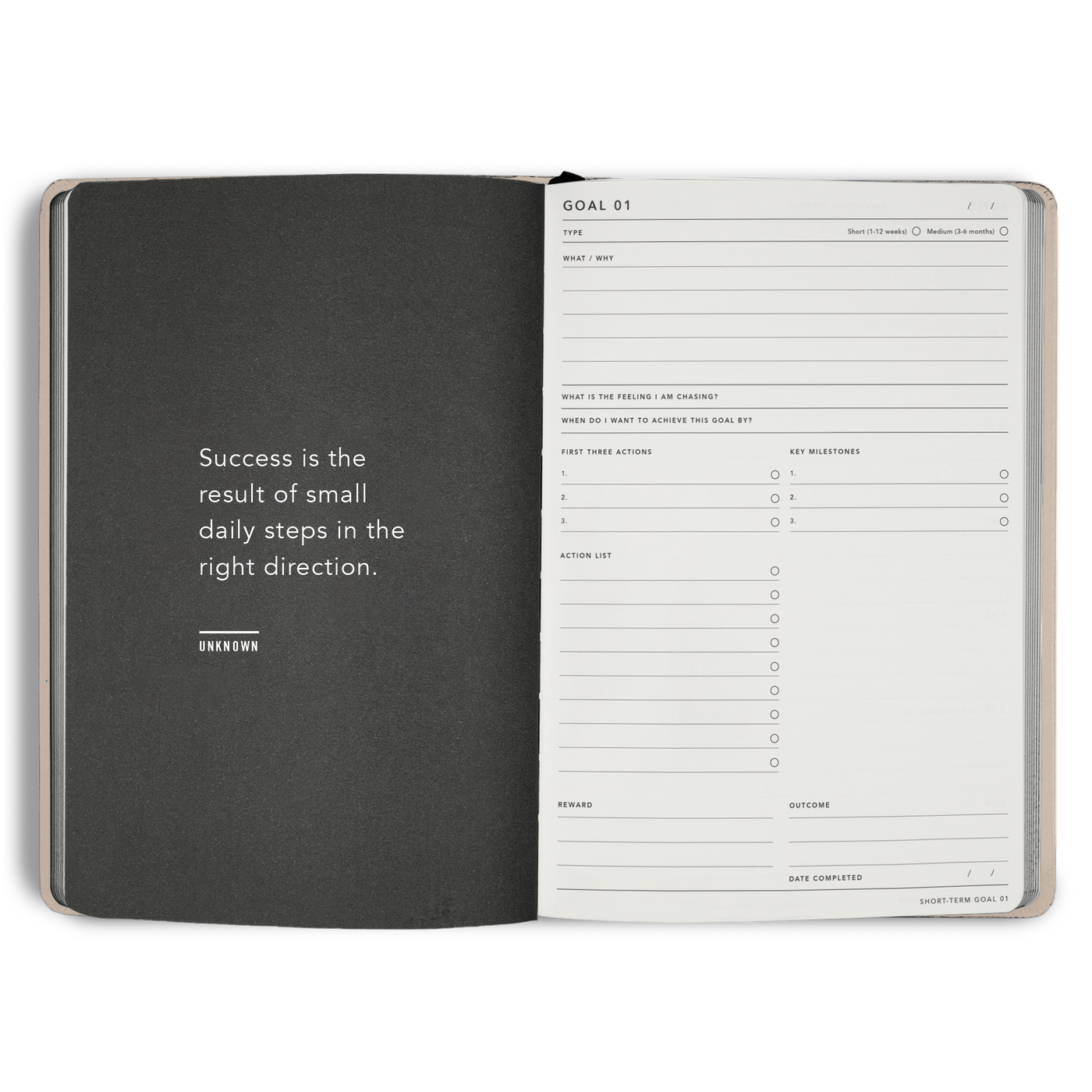 Non-Dated Goal Digger Planner B5