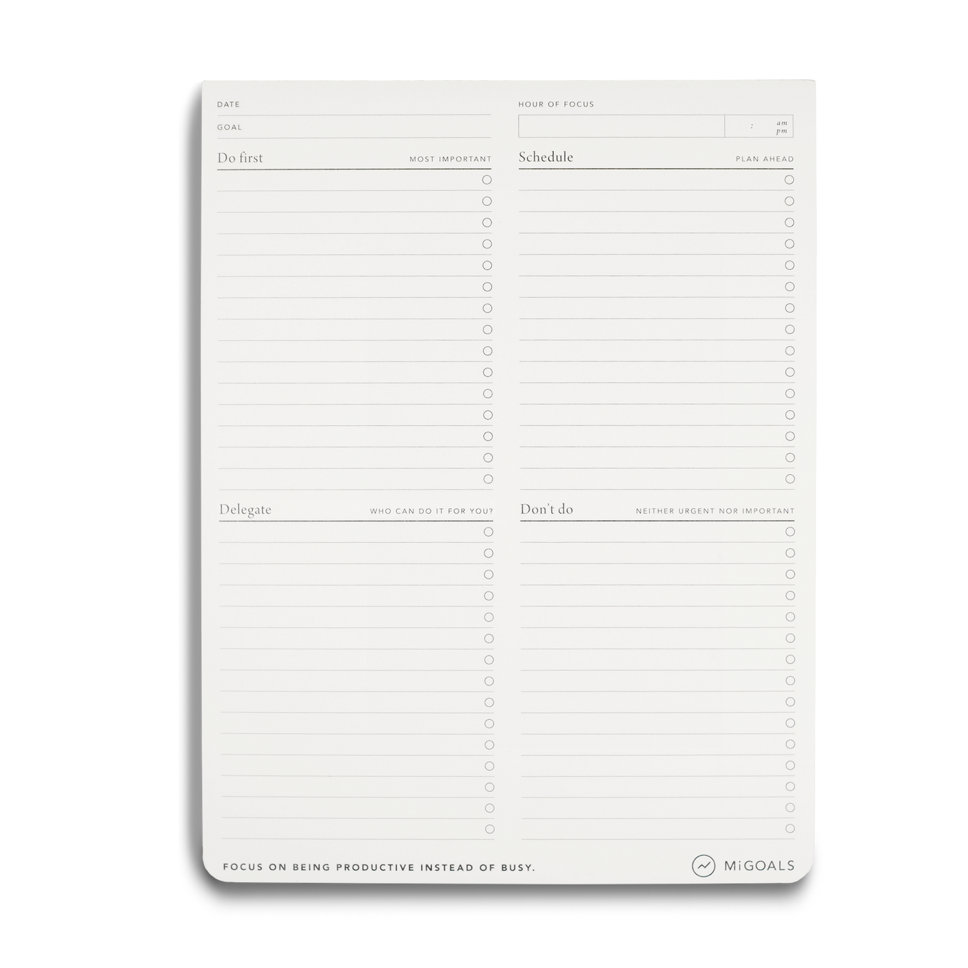 Focus Desk Pad