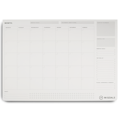 Monthly Desk Pad