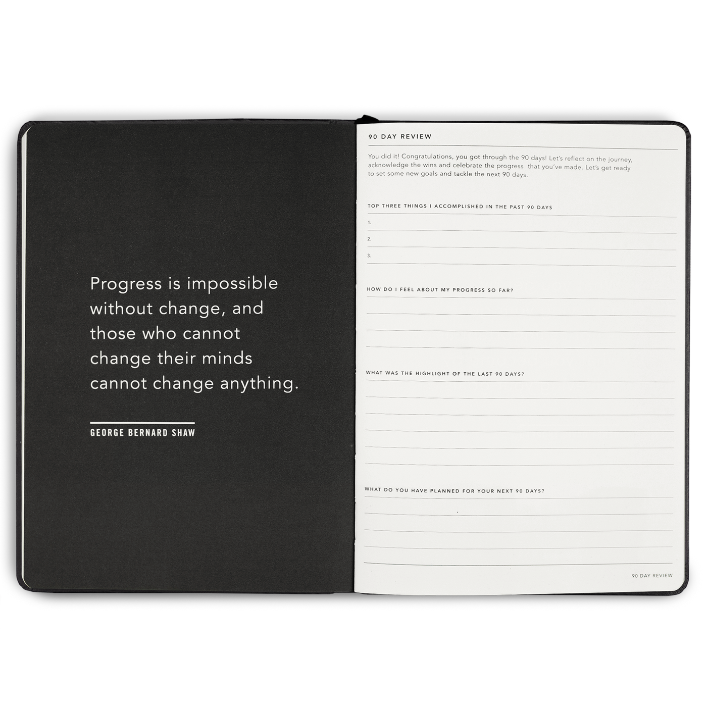 90 Day Progress Journal