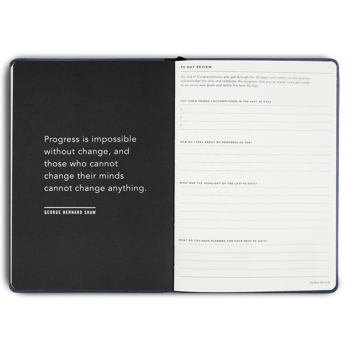 90 Day Progress Journal