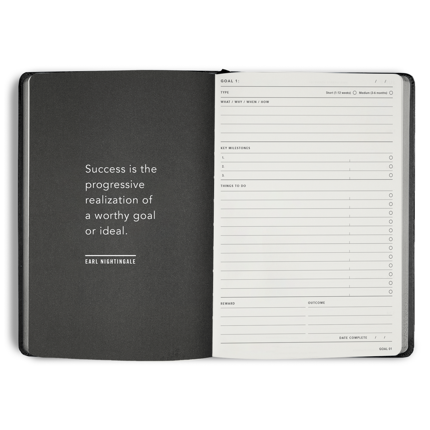Time Block 90 Day Progress Journal