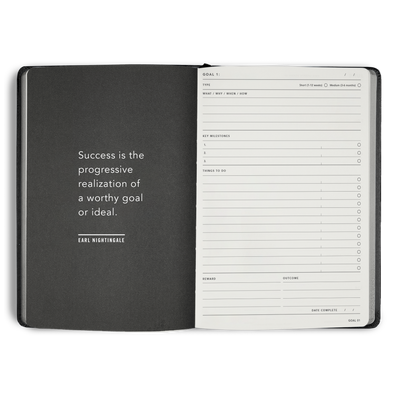 Time Block 90 Day Progress Journal