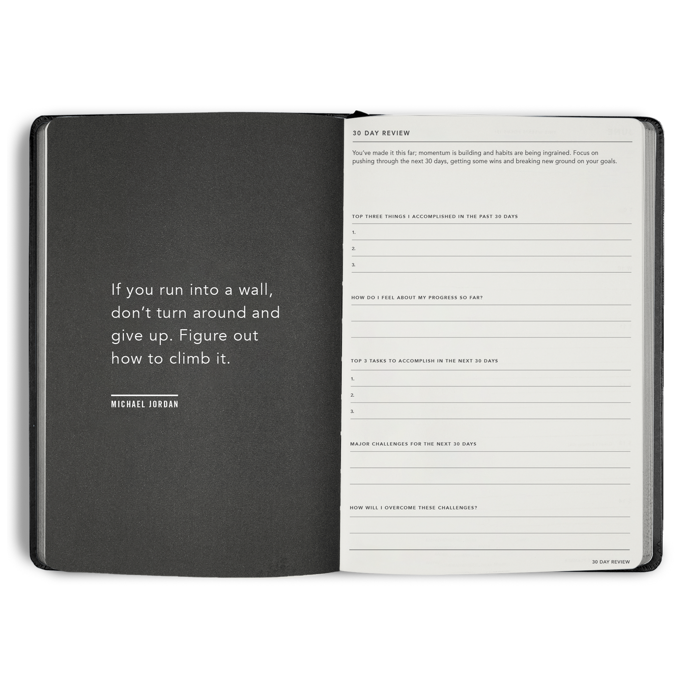Time Block 90 Day Progress Journal