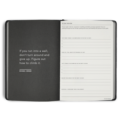 Time Block 90 Day Progress Journal