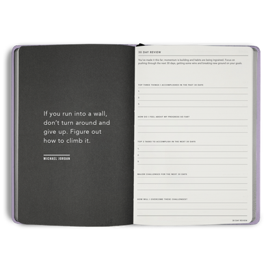 Time Block 90 Day Progress Journal