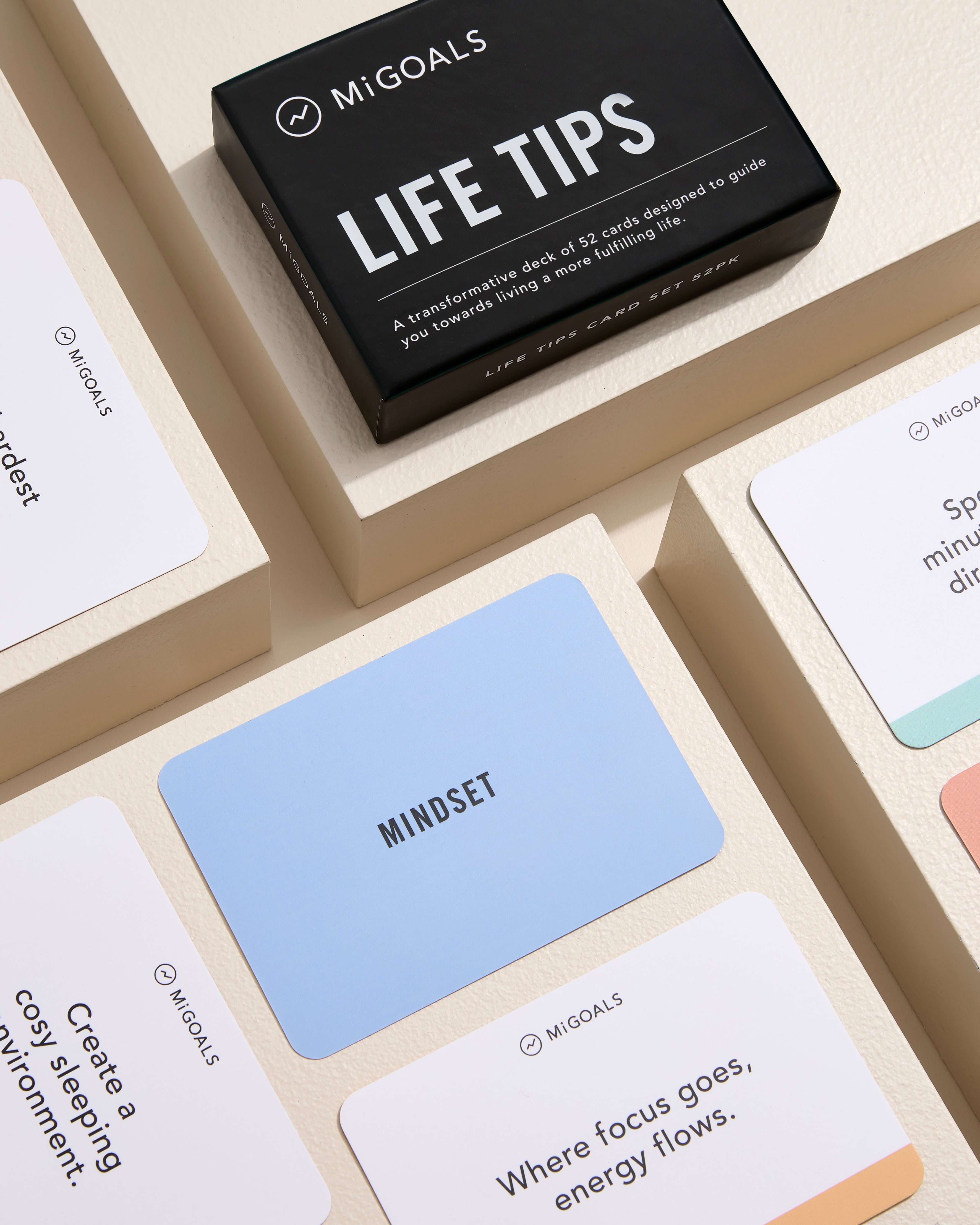 MiGoals Life Tips Card Set | 15% Off First Order