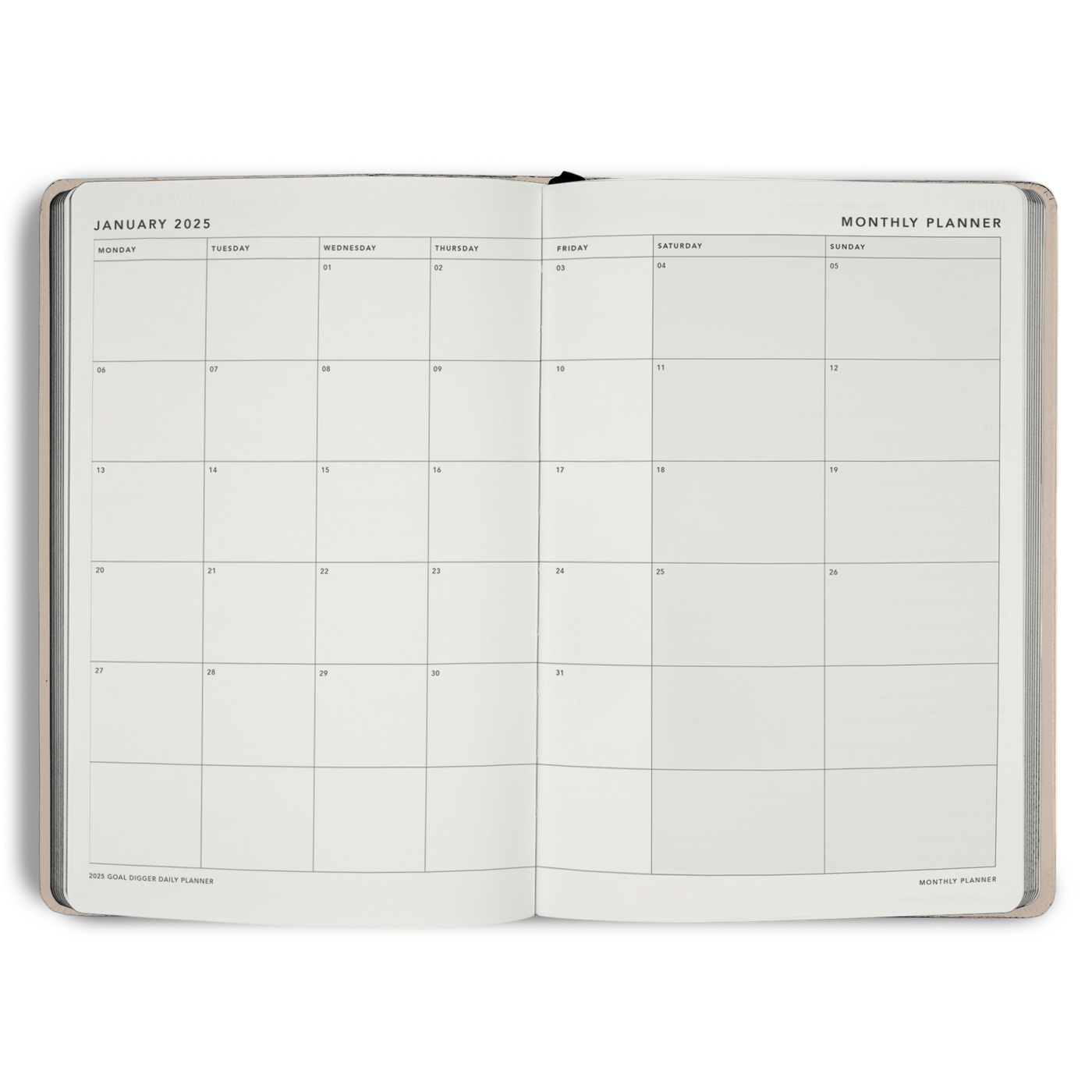 2025 DAILY Goal Digger Planner B5