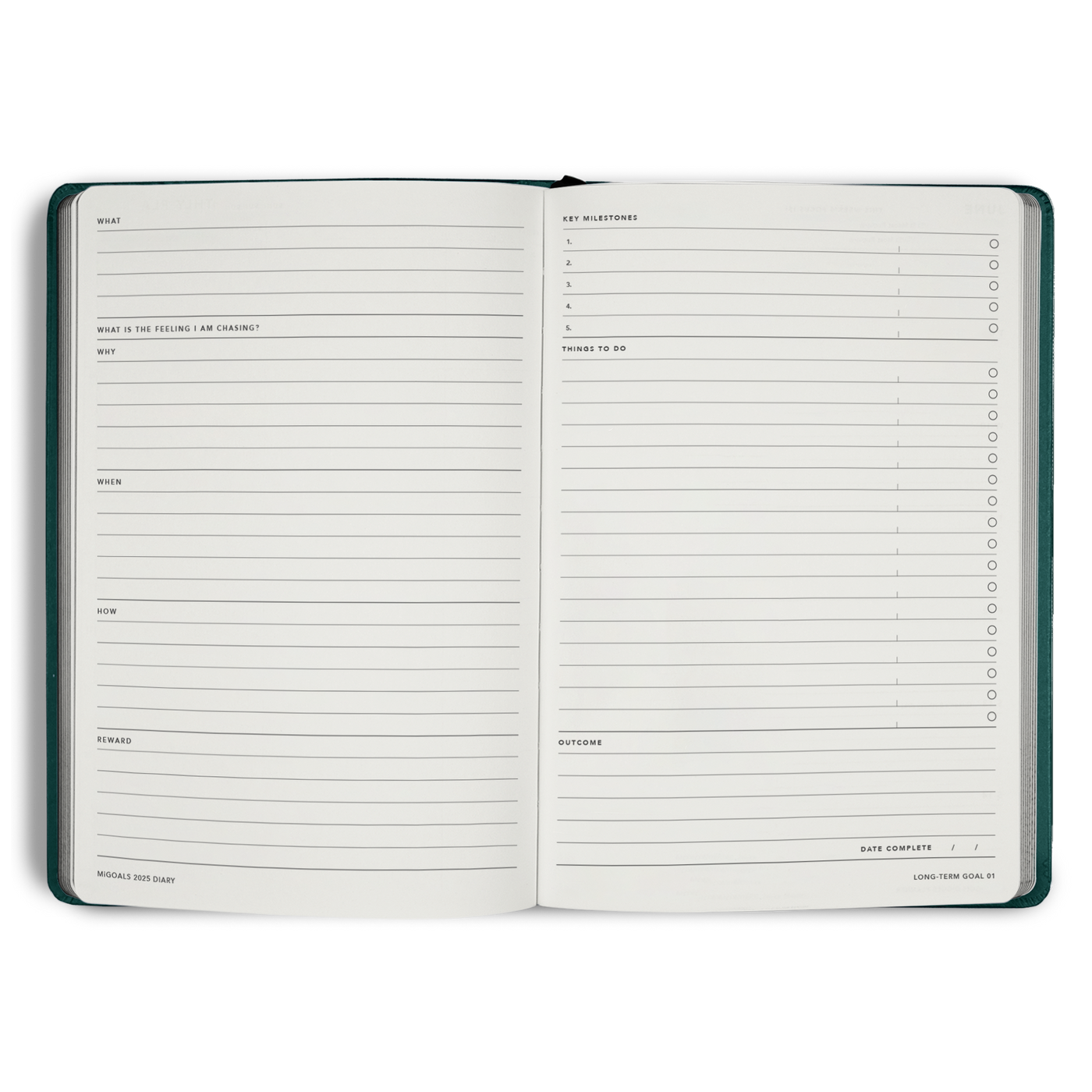 2025 Weekly Notes Diary A5