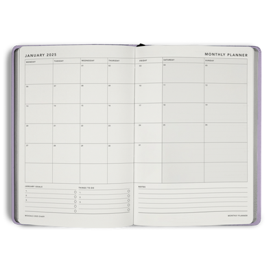 2025 Weekly Spread Diary A5