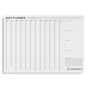 Migoals Best Seller - 2025 Wall Planner