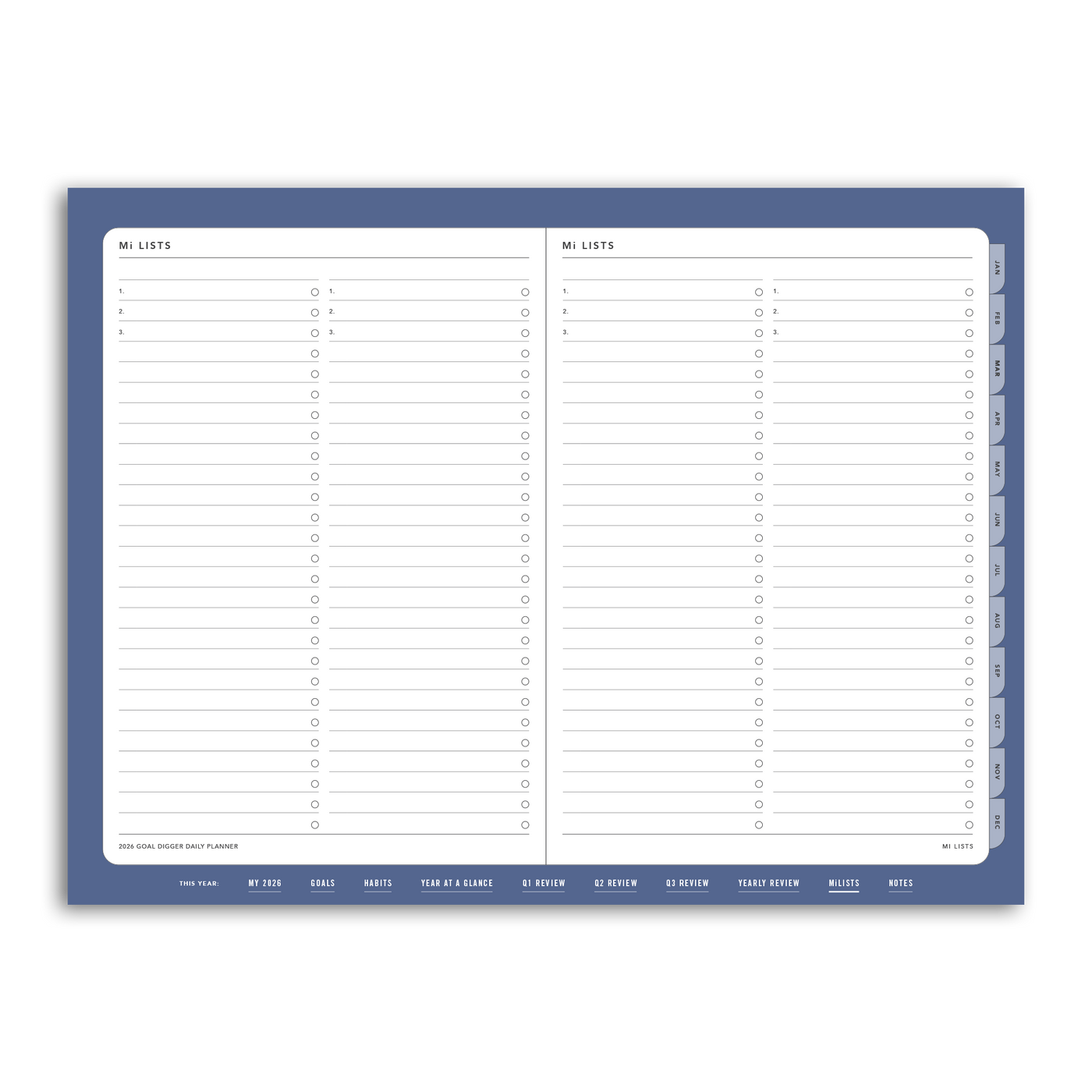 2026 DAILY Goal Digger Planner - DIGITAL