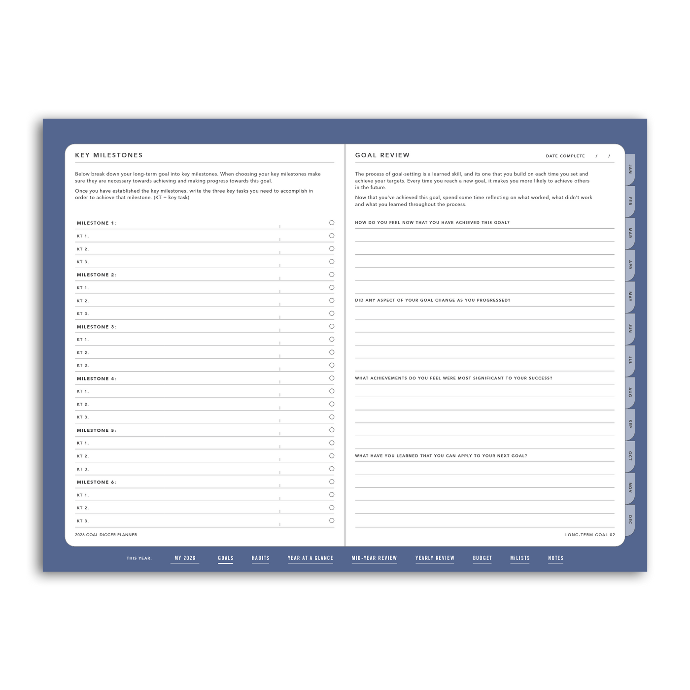 2026 Goal Digger Planner Classic - DIGITAL