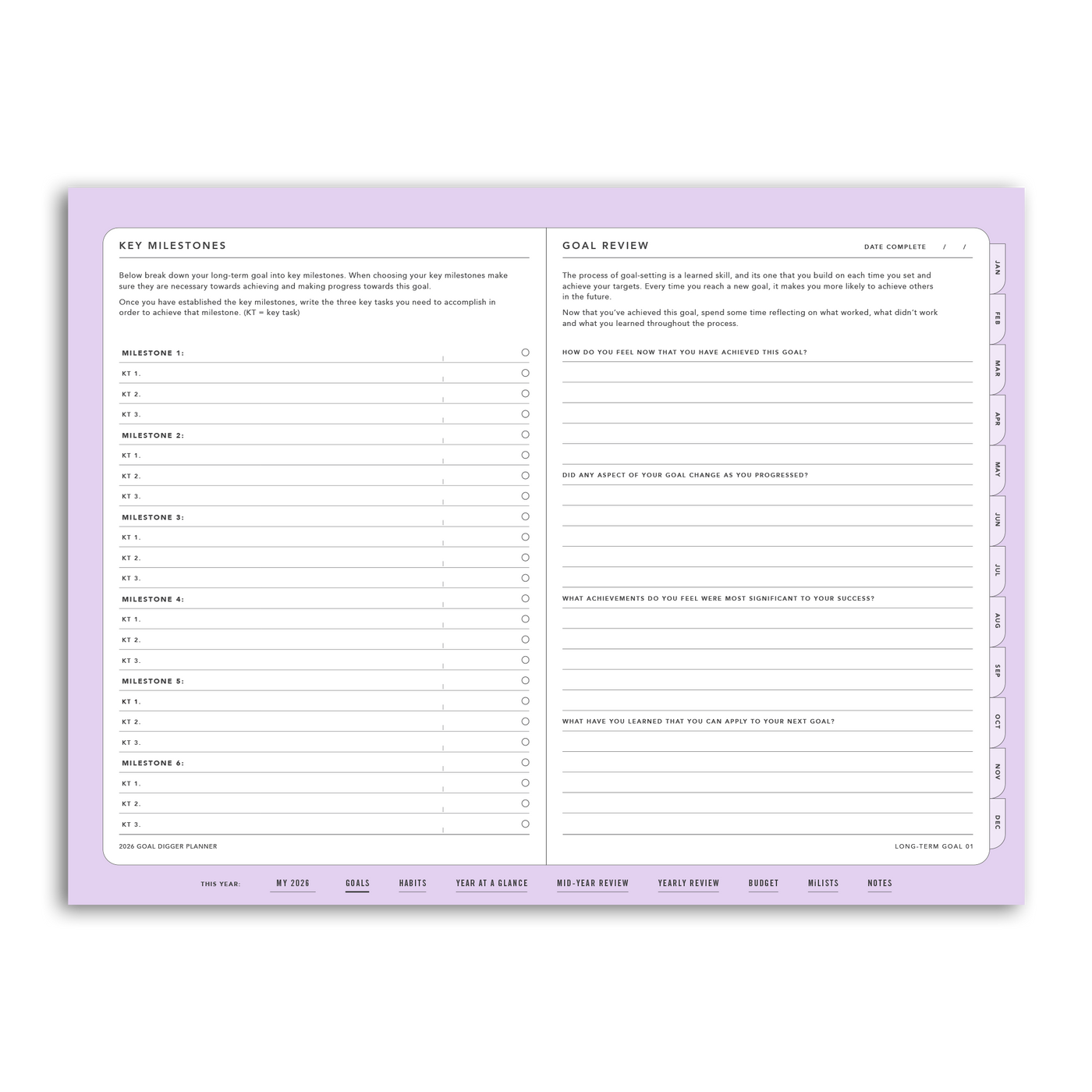 2026 Goal Digger Planner Classic - DIGITAL