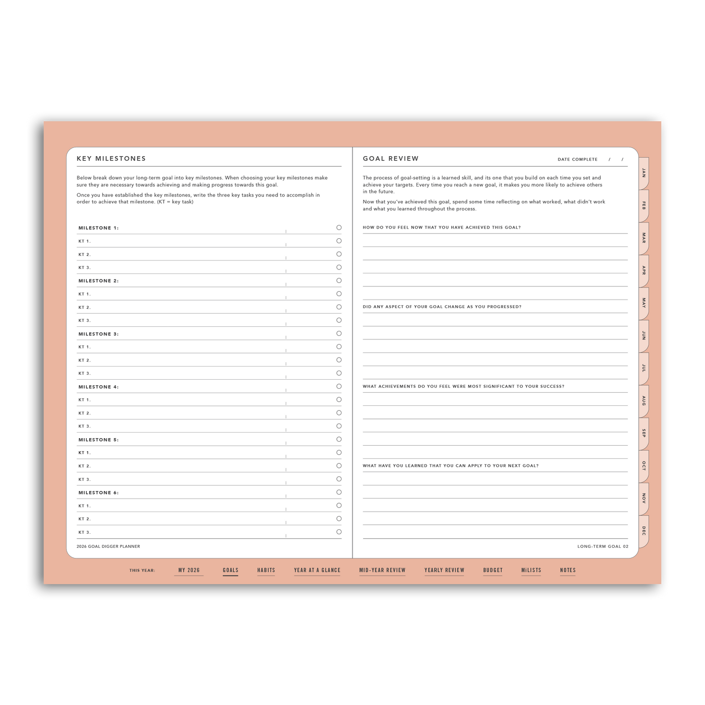 2026 Goal Digger Planner Classic - DIGITAL