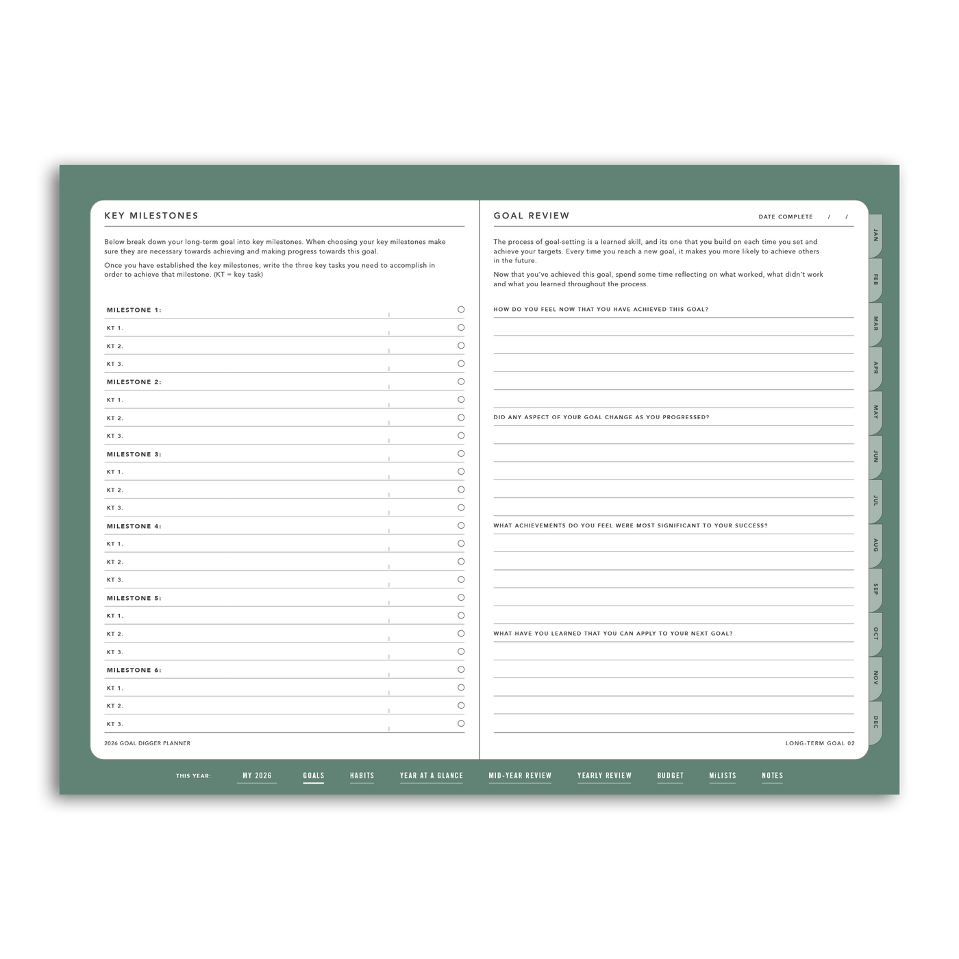 2026 Goal Digger Planner Classic - DIGITAL