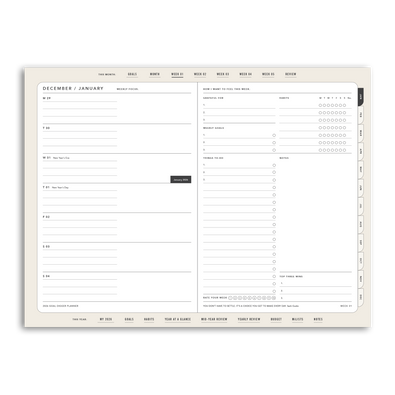 2026 Goal Digger Planner Classic - DIGITAL