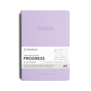 Time Block 90 Day Progress Journal