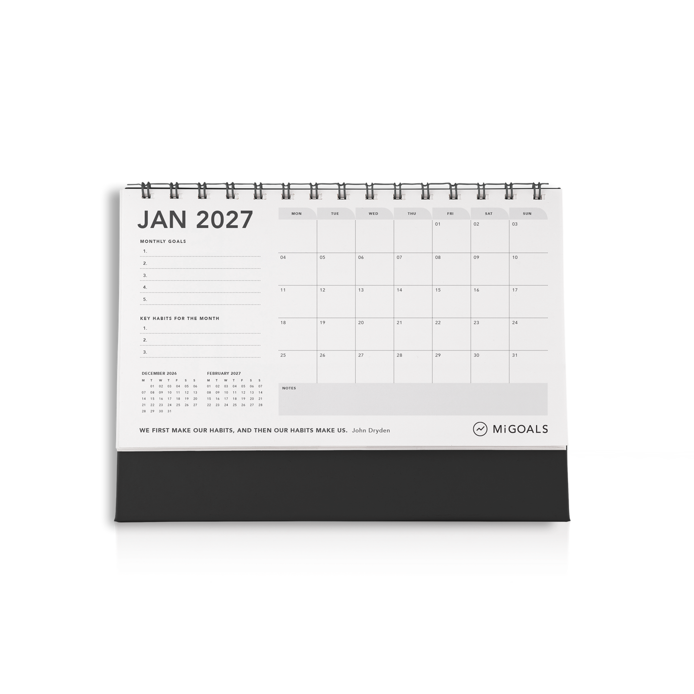 2027 Desk Calendar
