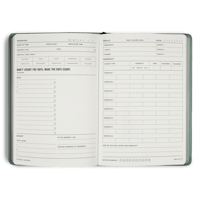 90 Day Fitness Journal