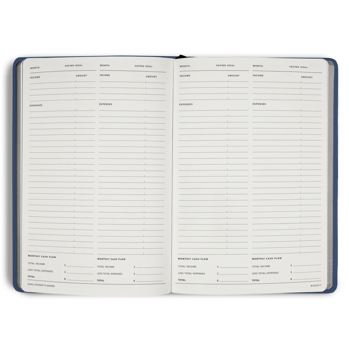 Non-Dated Goal Digger Planner B5