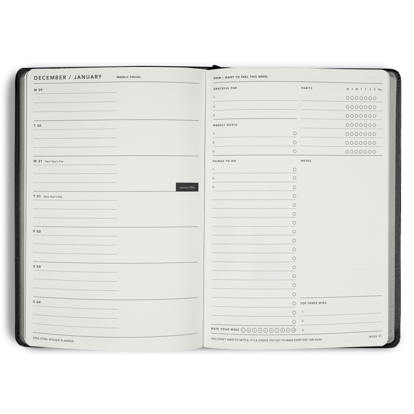 2026 Goal Digger Planner Bold B5
