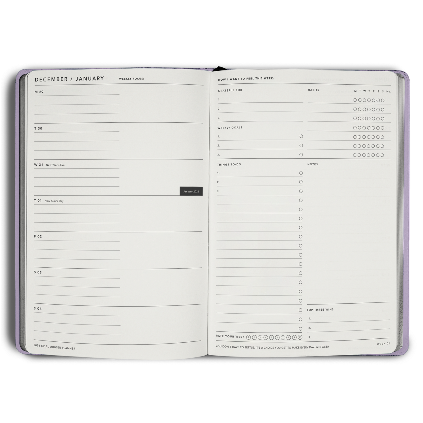 2026 Goal Digger Planner Classic B5