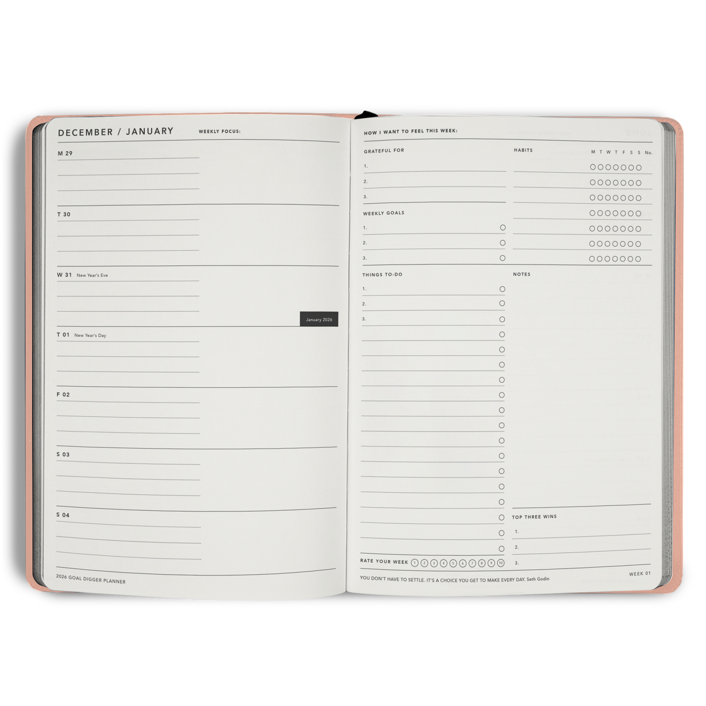2026 Goal Digger Planner Classic B5