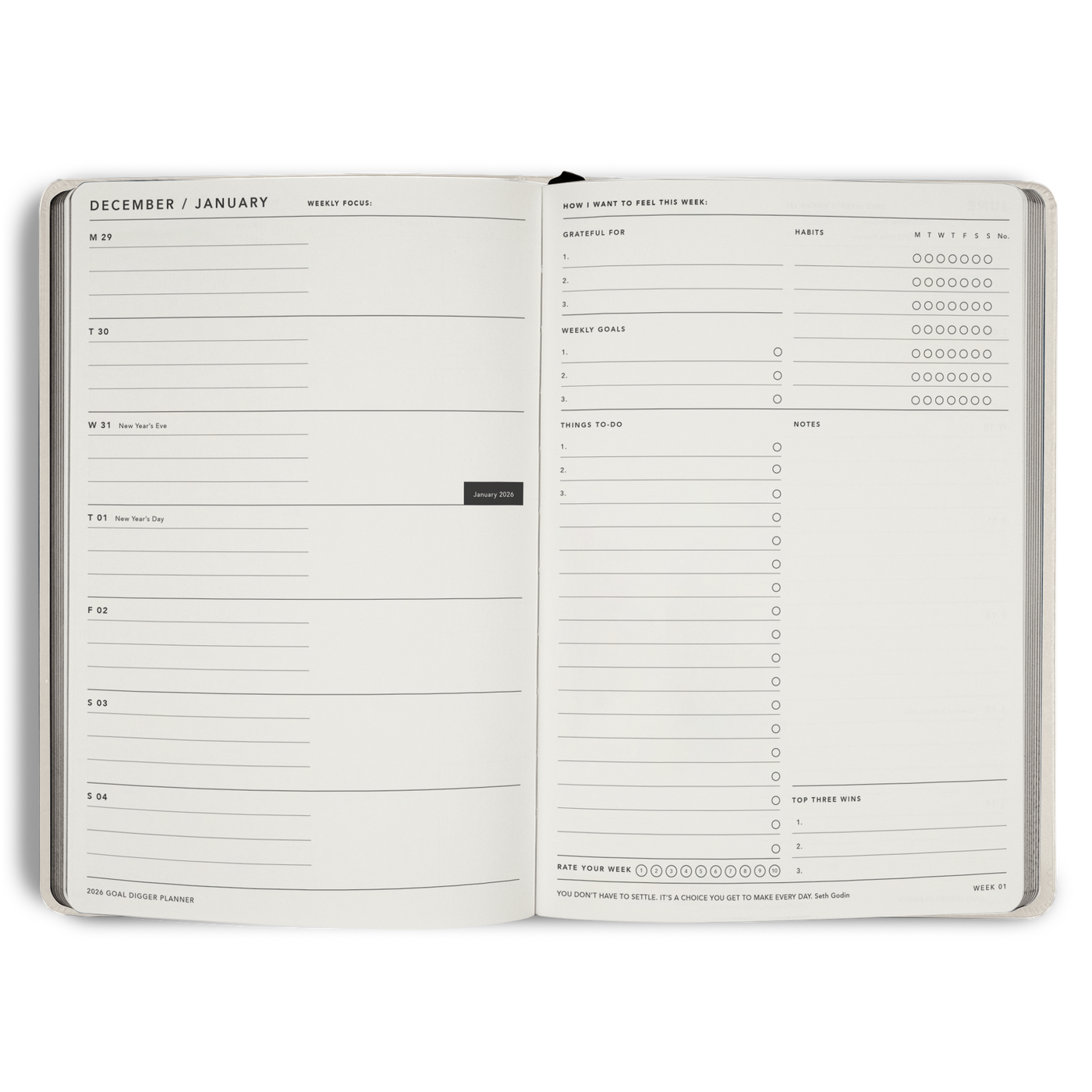 2026 Goal Digger Planner Classic B5