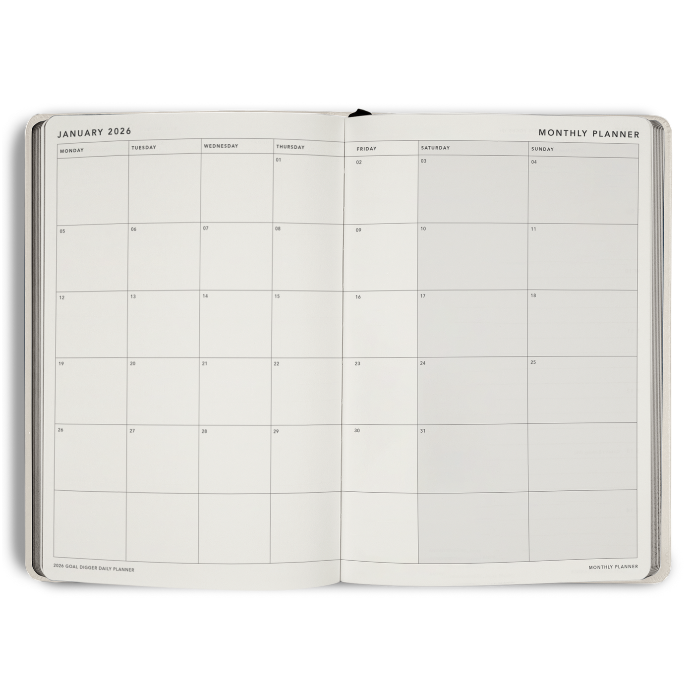 2026 DAILY Goal Digger Planner B5