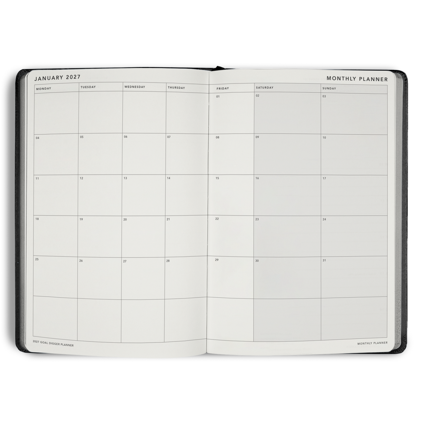 2027 Goal Digger Planner Classic B5 Manifesto