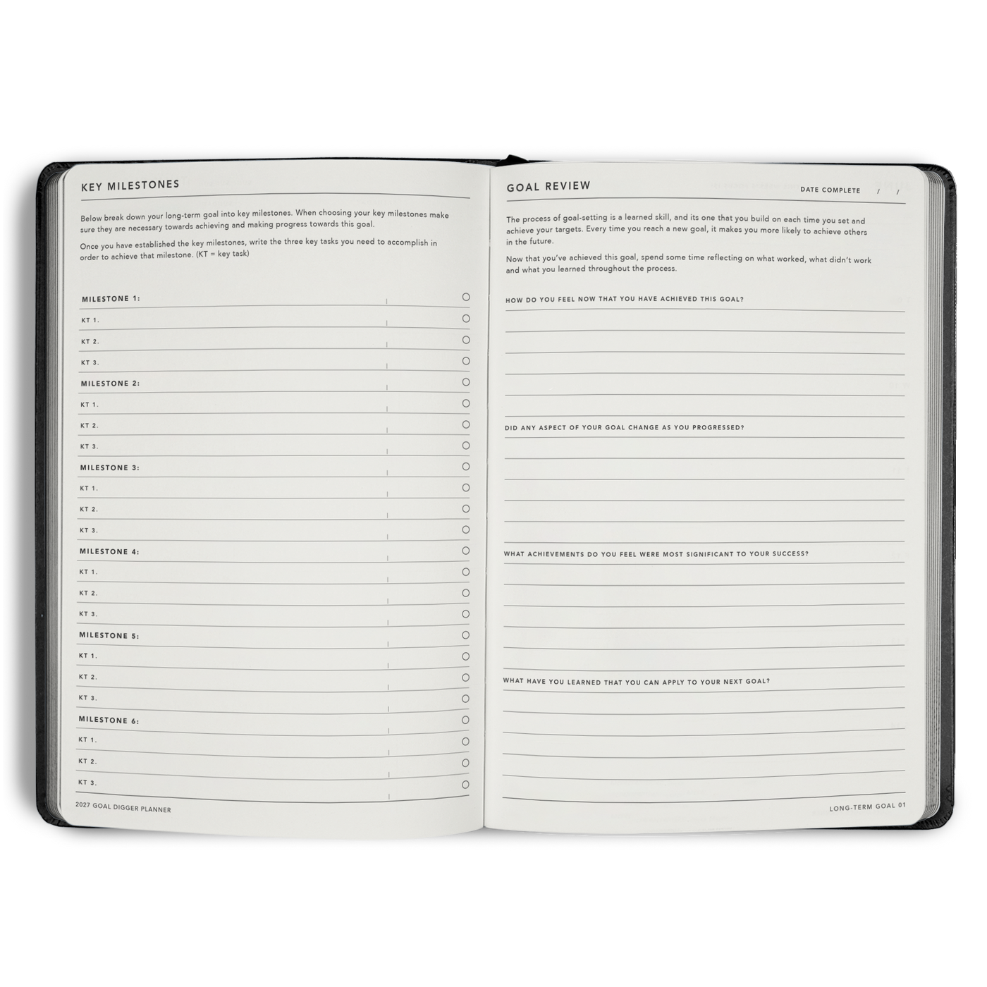 2027 Goal Digger Planner Classic B5 Manifesto