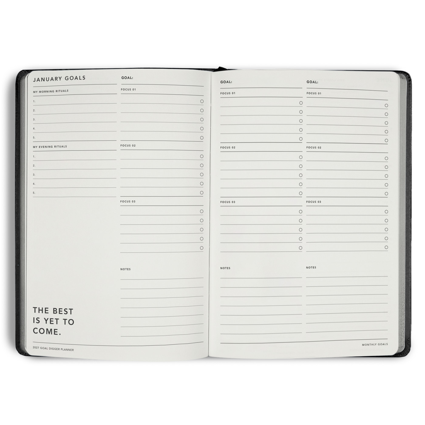 2027 Goal Digger Planner Classic B5 Manifesto