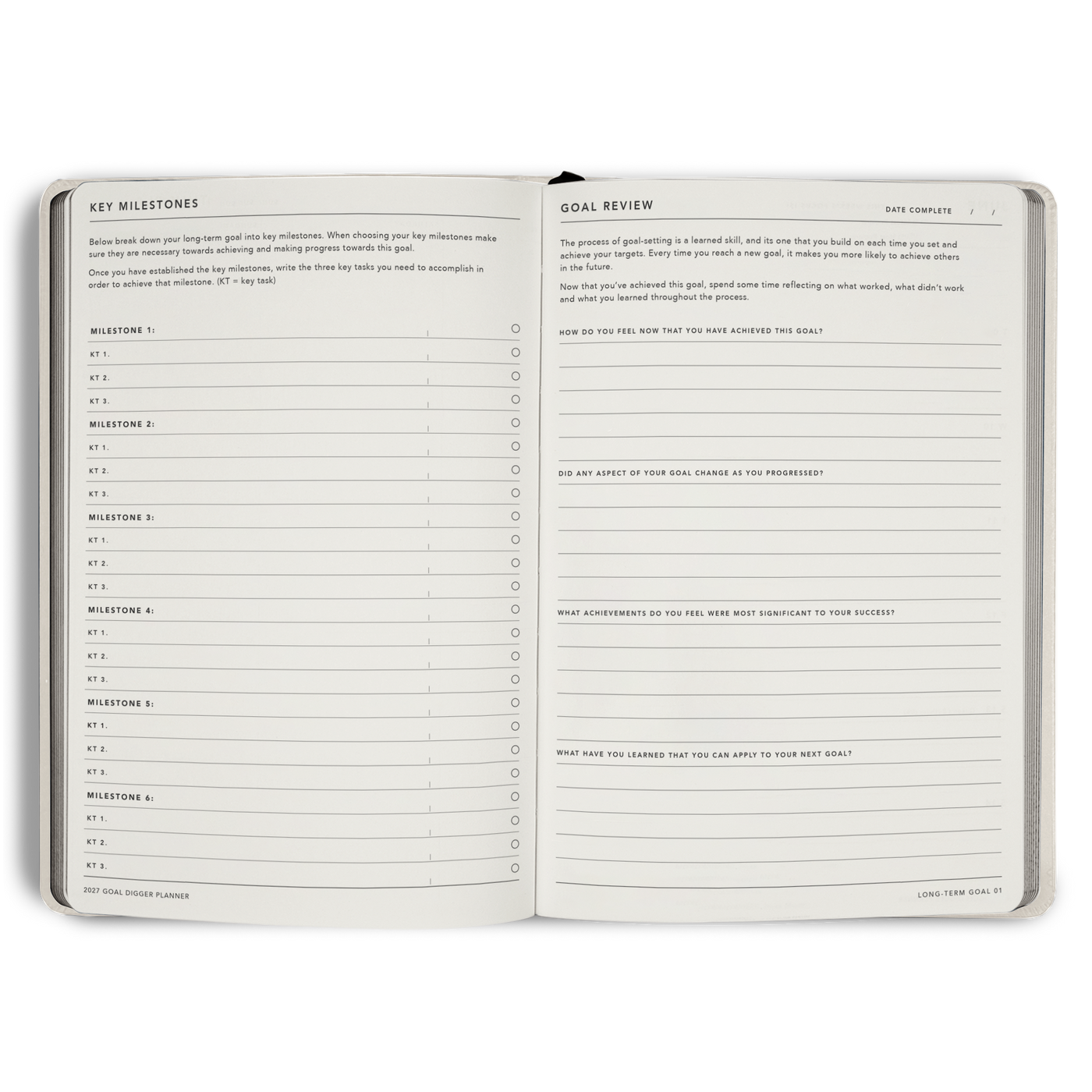 2027 Goal Digger Planner Classic B5 Manifesto