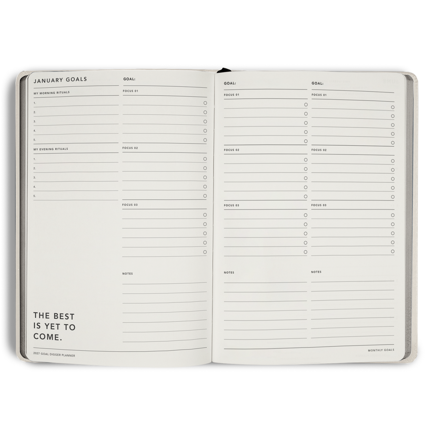 2027 Goal Digger Planner Classic B5 Manifesto