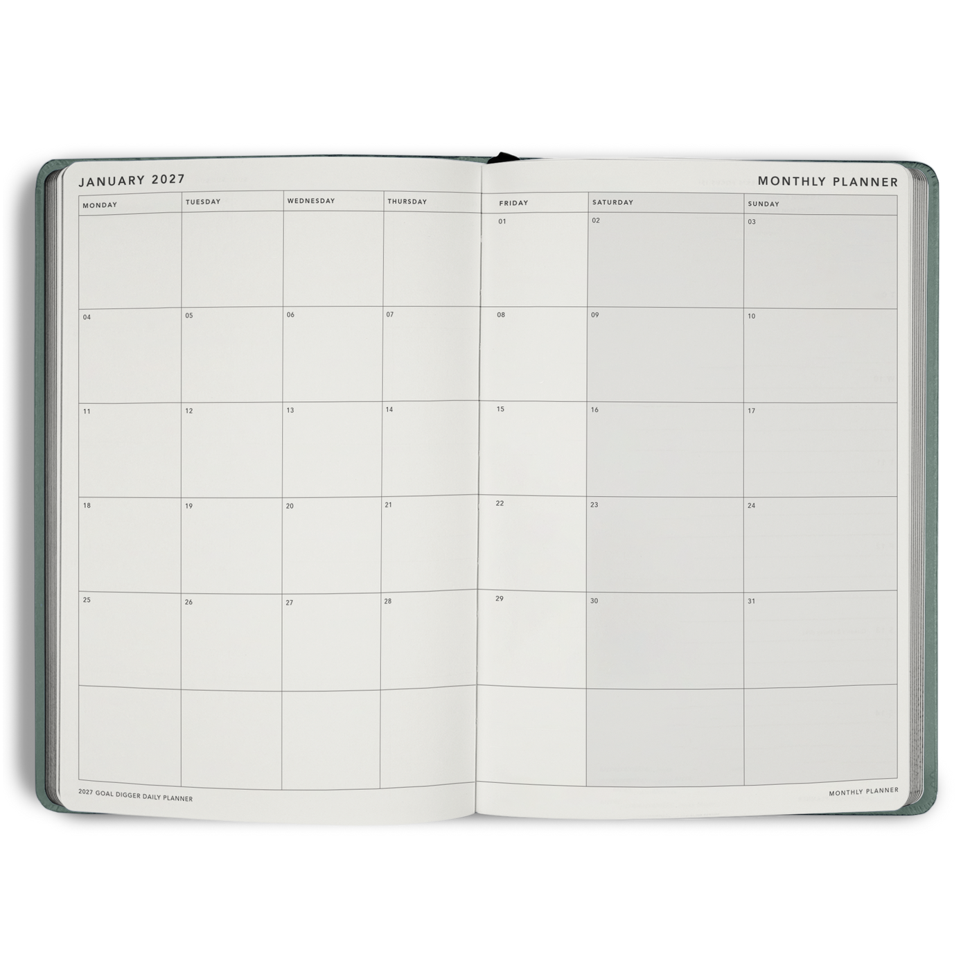 2027 DAILY Goal Digger Planner B5