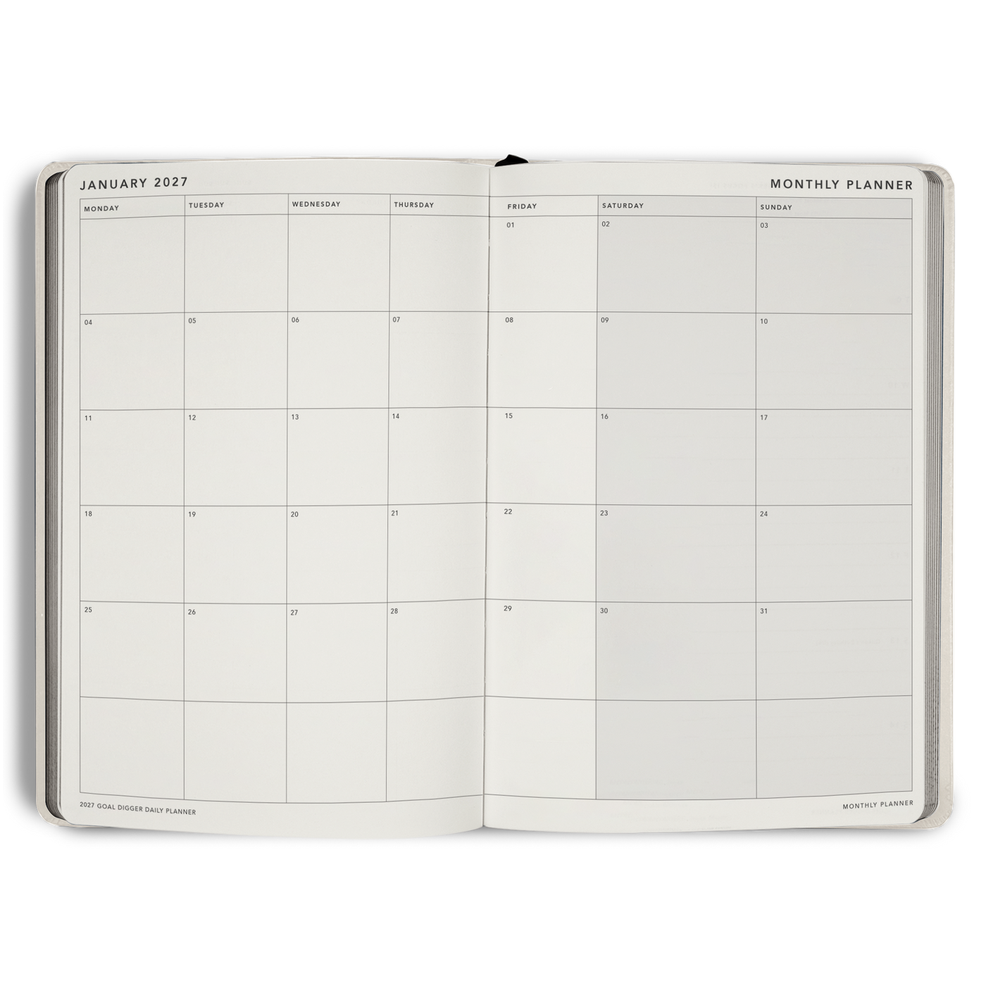 2027 DAILY Goal Digger Planner B5
