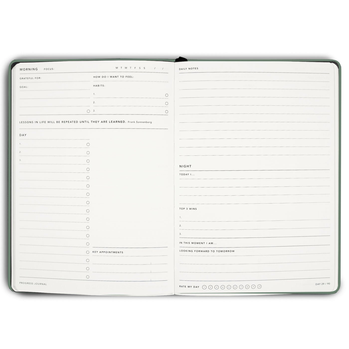 90 Day Progress Journal