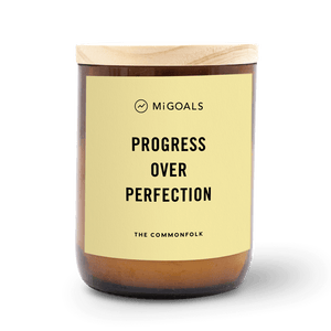 Migoals Best Seller - Progress Candle - Progress Over Perfection