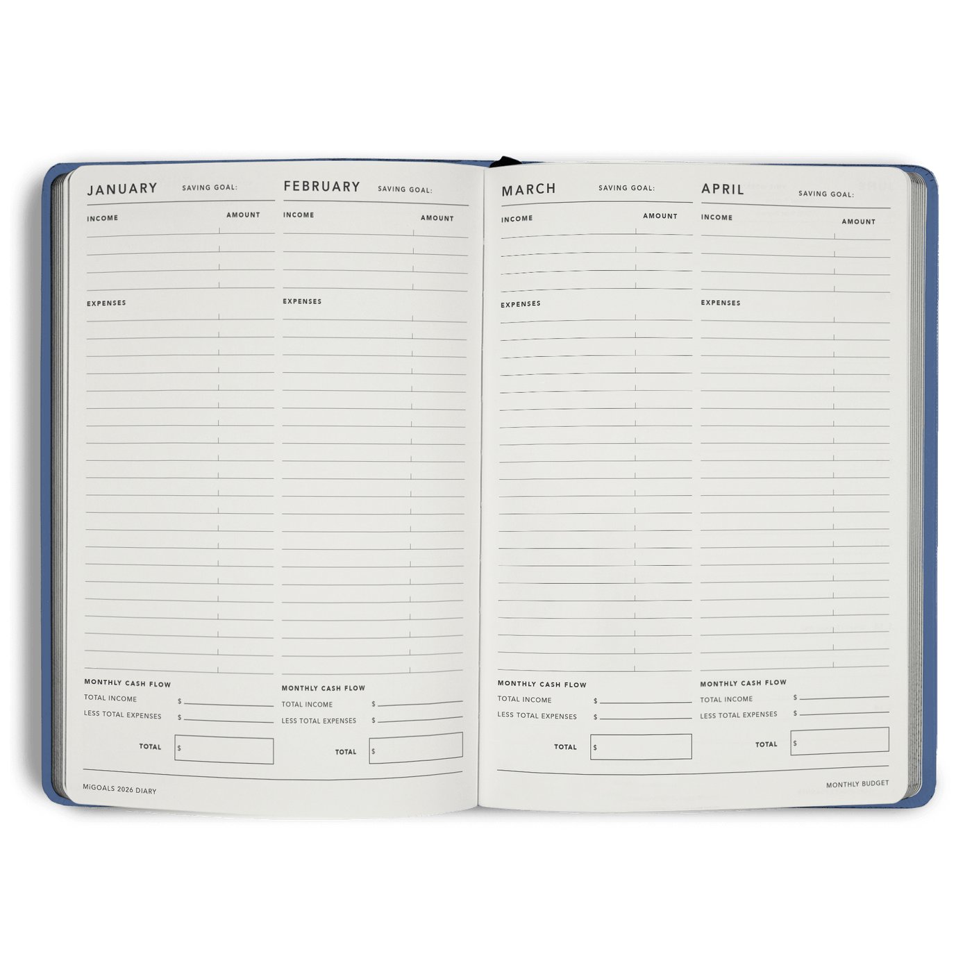 2026 Diary Weekly Notes A5
