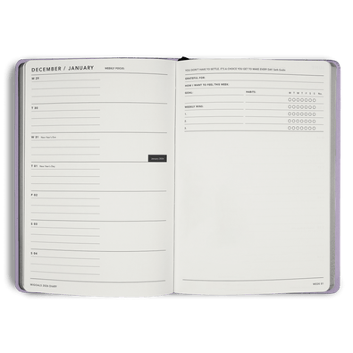 2026 Diary Weekly Notes A5