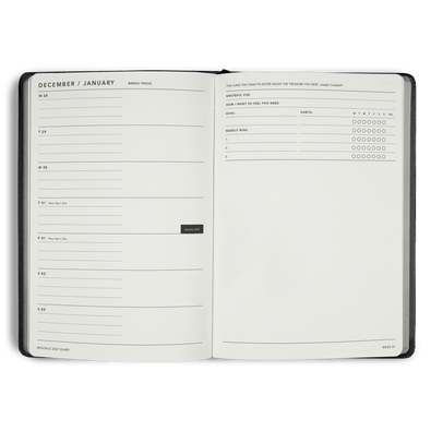 2027 Diary Weekly Notes A5