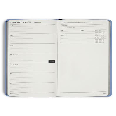 2027 Diary Weekly Notes A5