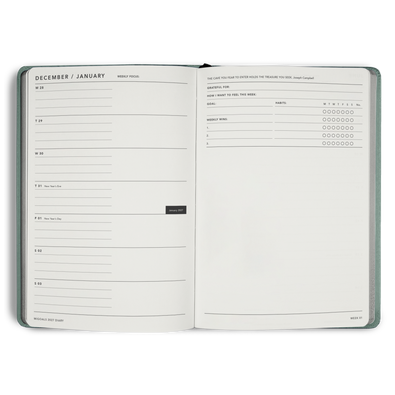 2027 Diary Weekly Notes A5