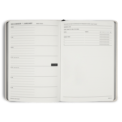 2027 Diary Weekly Notes A5