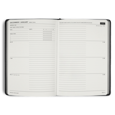 2026 Diary Weekly Spread A5