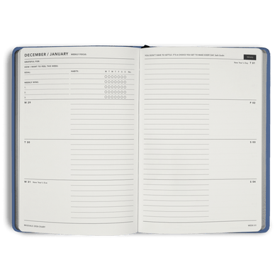 2026 Diary Weekly Spread A5