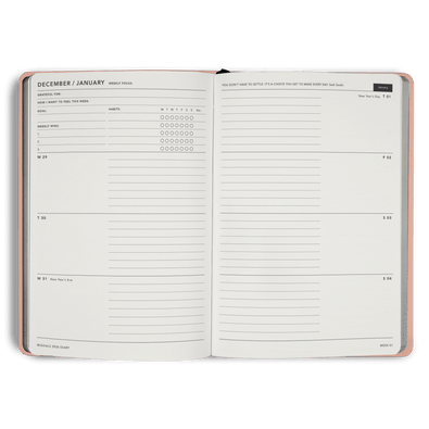 2026 Diary Weekly Spread A5