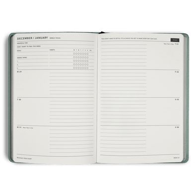 2026 Diary Weekly Spread A5