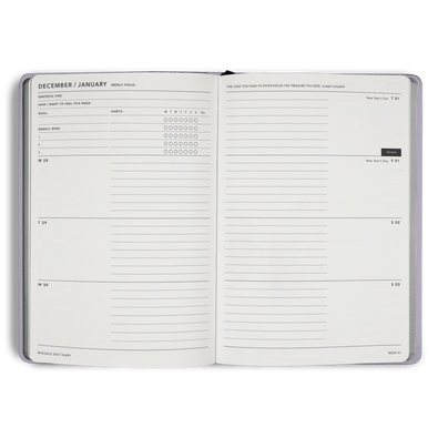 2027 Diary Weekly Spread A5